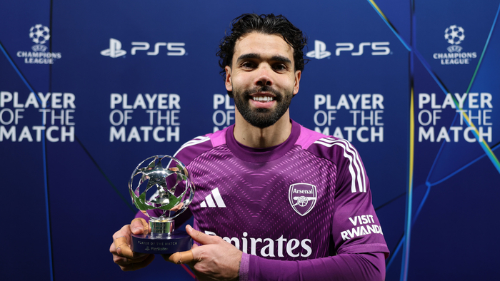 开云体育-阿森纳门将拉亚在扑出里斯本竞技的射门后被誉为世界最佳门将|哈弗茨|加布里埃尔-保利斯塔|马克西·阿劳霍|葡萄牙体育|大卫·拉亚_新浪体育_新浪新闻